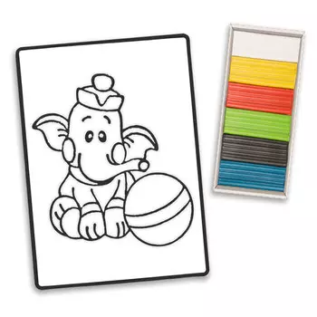 Maxi Art Картина пластилином Слоник 12x18 см