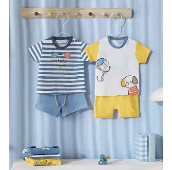 Mayoral Newborn Комплект для мальчика Собачки
