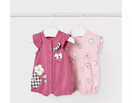 Mayoral Newborn Песочник для девочки Цветочки 2 шт.