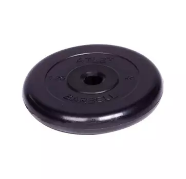 MB Barbell Диск обрезиненный Atlet d 31 мм 1.25 кг