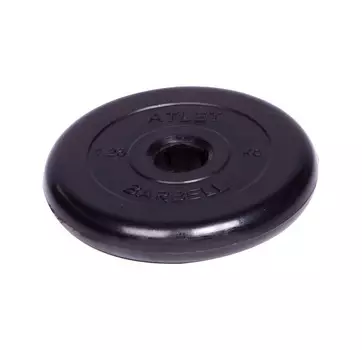MB Barbell Диск обрезиненный Atlet d 51 мм 1.25 кг