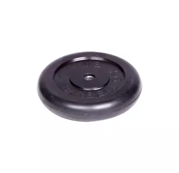 MB Barbell Диск обрезиненный d 26 мм 1 кг