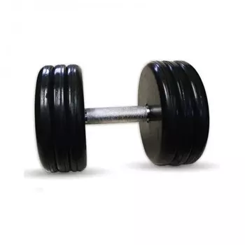 MB Barbell Гантель классик с вращающейся ручкой 27 кг