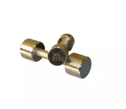 MB Barbell Гантель неразборная фитнесс 2.5 кг