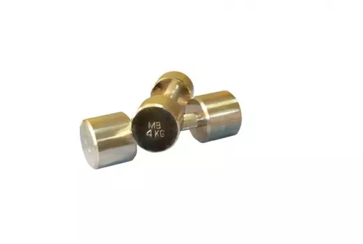 MB Barbell Гантель неразборная фитнесс 4 кг
