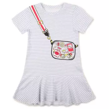 Мелонс Платье с воланом Сумочка