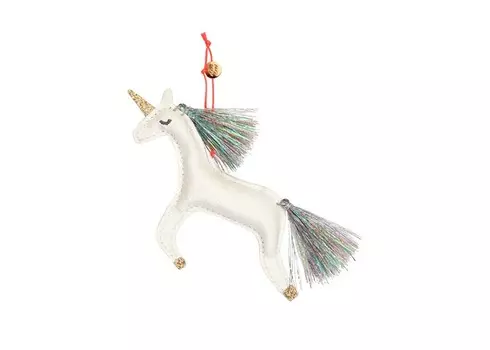 MeriMeri Елочное украшение блестящее Единорог