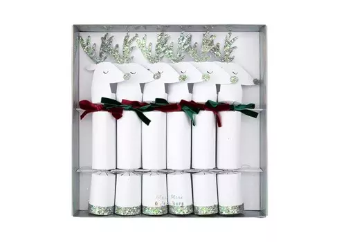 MeriMeri Хлопушки Белый Олень