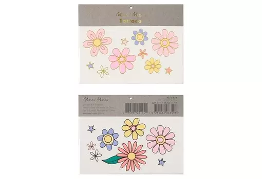 MeriMeri Переводные татуировки Психоделик большие