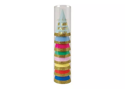 MeriMeri Праздничные колпачки День Рождения 5х7.5 см 8 шт.