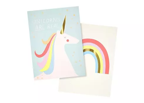 MeriMeri Принты Радуга и единорог