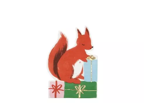 MeriMeri Салфетки Лесная белка