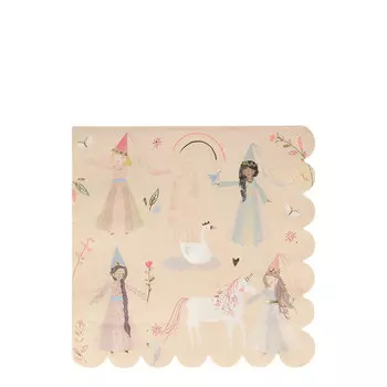 MeriMeri Салфетки Принцессы 16 шт.