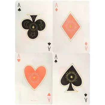 MeriMeri Салфетки в форме карт Фокусы