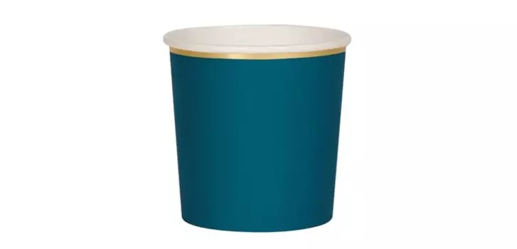 MeriMeri Стаканы с каймой Basic маленькие 260 мл 8 шт.