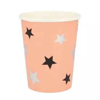 MeriMeri Стаканы со звездами Пастель 8 шт.