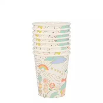 MeriMeri Стаканы Веселые принты 8 шт.
