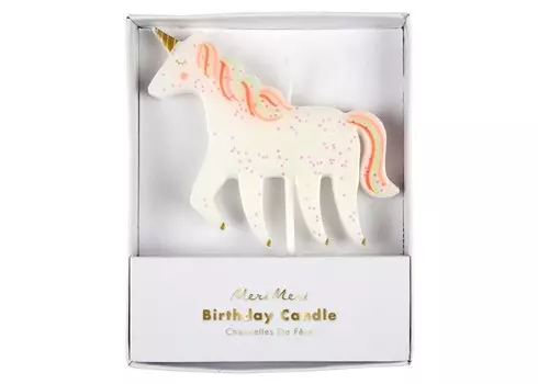 MeriMeri Свеча Единорог 80 мм