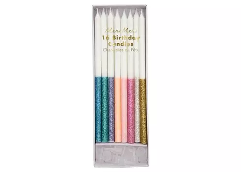 MeriMeri Свечи с разноцветным блеском