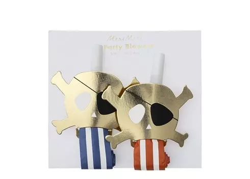 MeriMeri Свистки для вечеринки Пираты 4 шт.