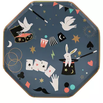 MeriMeri Тарелки Фокусы 8 шт.