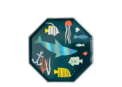 MeriMeri Тарелки Море 8 шт.