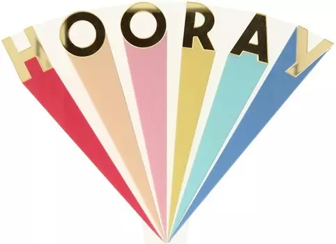 MeriMeri Топпер для торта Hooray