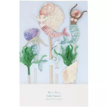MeriMeri Топперы для торта Русалки