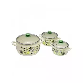 Metrot Набор посуды Олива (6 предметов)