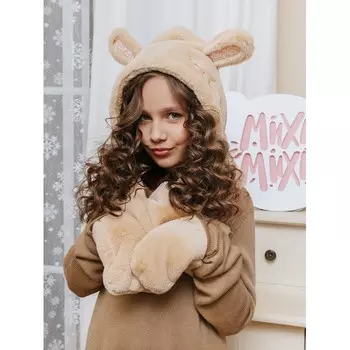 Mihi Mihi Детская шапка Кролик с блестками