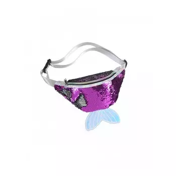 Mihi Mihi Сумочка поясная с пайетками Русалочка