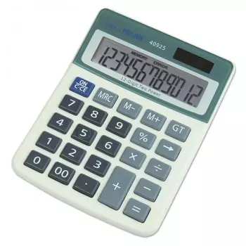 Milan Калькулятор настольный полноразмерный 12 разрядов 40925BL