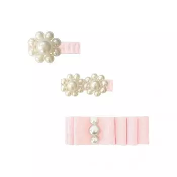 Milledeux Набор заколок Pearl Grosgrain