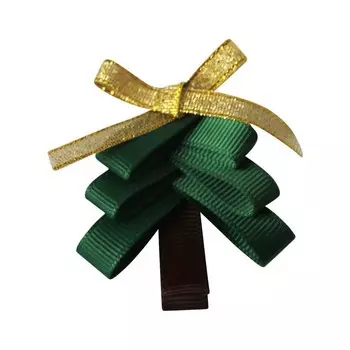 Milledeux Заколка-зажим Classic Christmas Рождественская ёлка