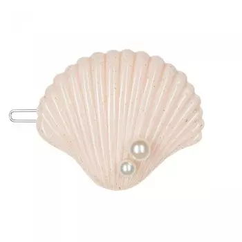Milledeux Заколка-зажим Ракушка с жемчугом Glam