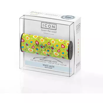 Millefiori Milano Ароматизатор в авто Белый мускус Cuori e fiori