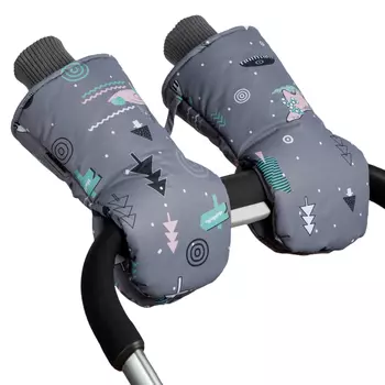 МиМиМи Муфта варежки на коляску Русский север (флис)