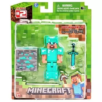 Minecraft Фигурка Diamond Steve 8 см