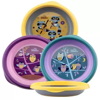 Мир детства Тарелочка для вторых блюд Совы и Еноты