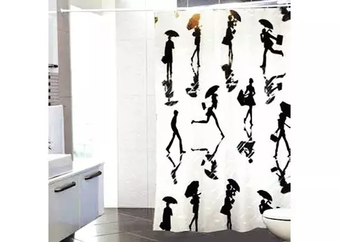 Miranda Шторы для ванн полиэстер Storm 200х180