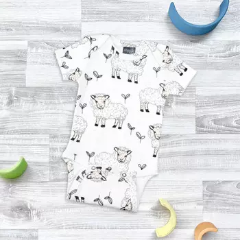 Mjolk Боди Basic Овечки