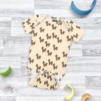 Mjolk Боди Лошадки