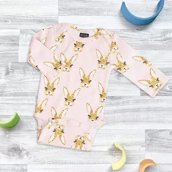 Mjolk Боди с длинным рукавом Зайчики New