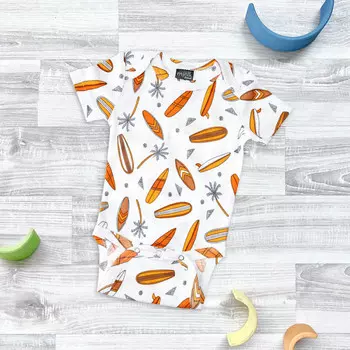 Mjolk Боди с коротким рукавом Сёрфы