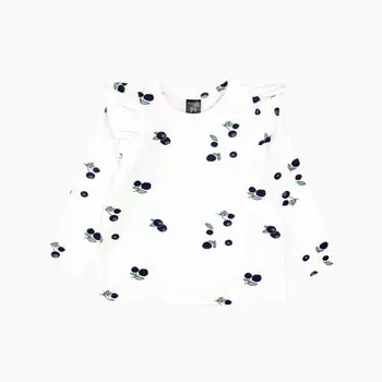 Mjolk Футболка с длинным рукавом Голубика с крылышками