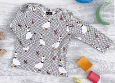 Mjolk Футболка с длинным рукавом Гуси