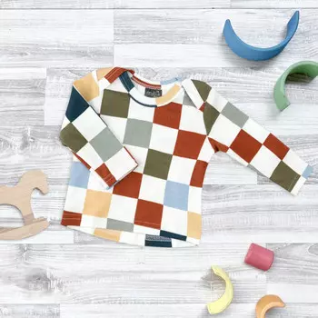 Mjolk Футболка с длинным рукавом Шахматы