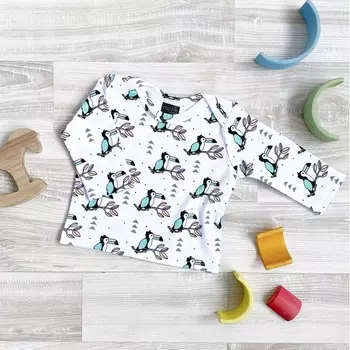 Mjolk Футболка с длинным рукавом Туканы