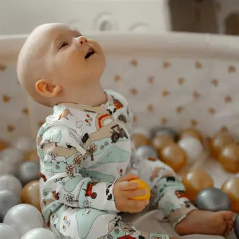 Mjolk Комбинезон на манжетах Sleep and Play Ферма