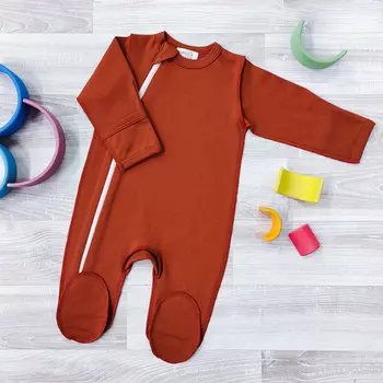 Mjolk Комбинезон швы наружу Sleep and Play Paprika